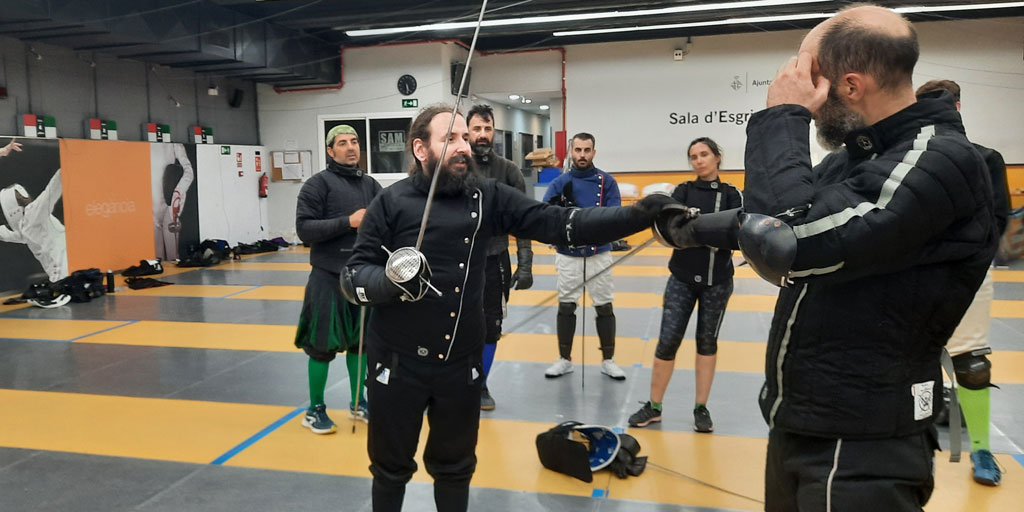 Aleix realizando un movimiento de conclusi&oacute;n